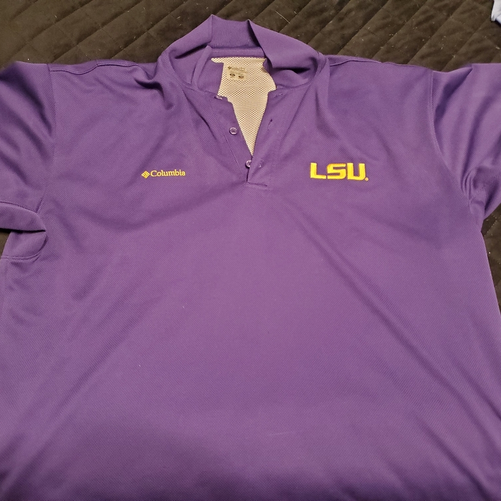 LSU Columbia Shirt XL